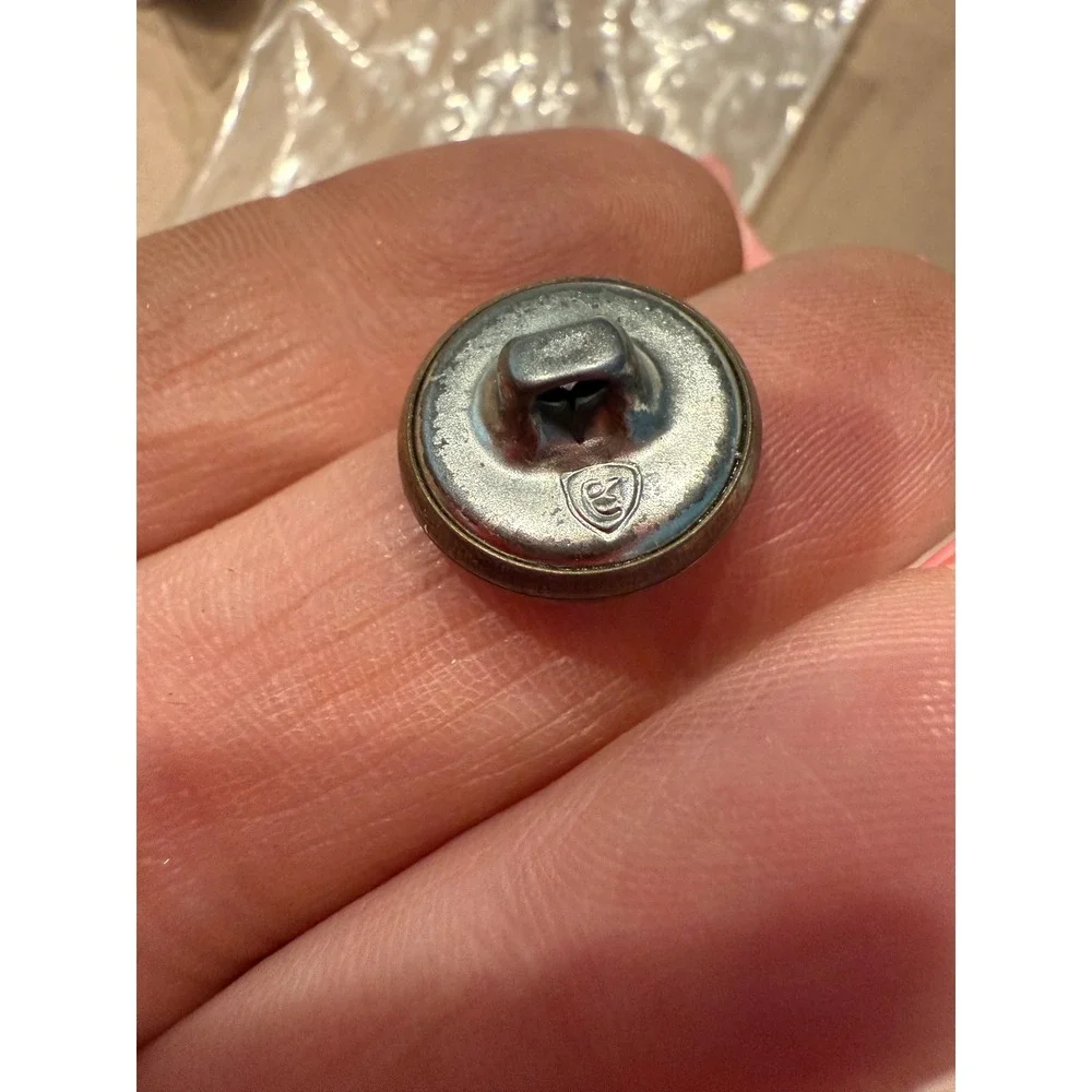 Antique Metal Shank Buttons Vintage Look Ornate Design Price is Per Button‎